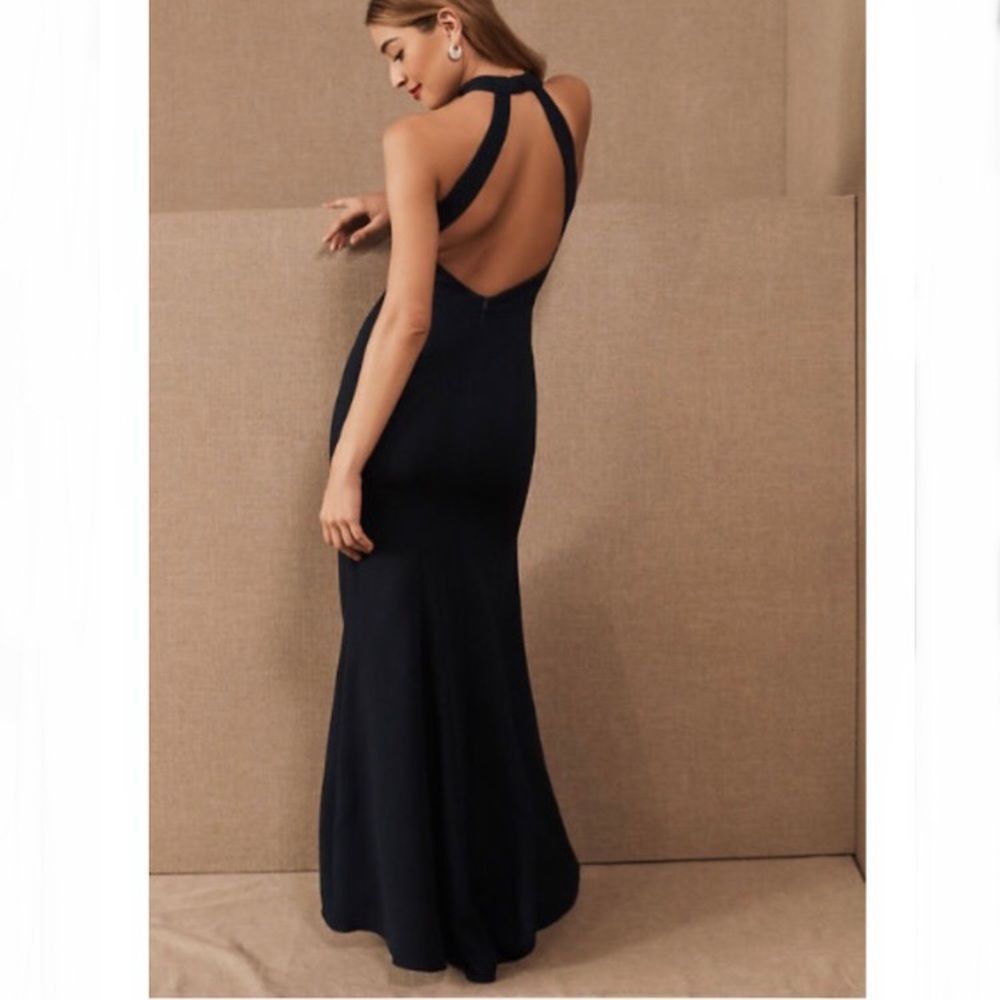 BHLDN Montreal Crepe Maxi Dress size 4